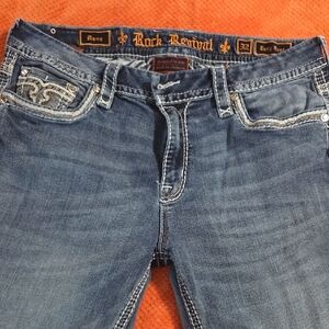 Rock Revival Blue Boot Cut Jeans